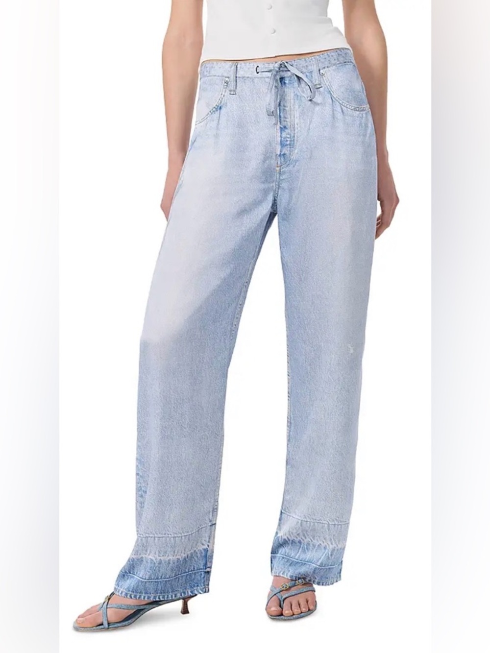 NWT rag & bone Miramar Satin Phoebe Pant in Mica Size Medium